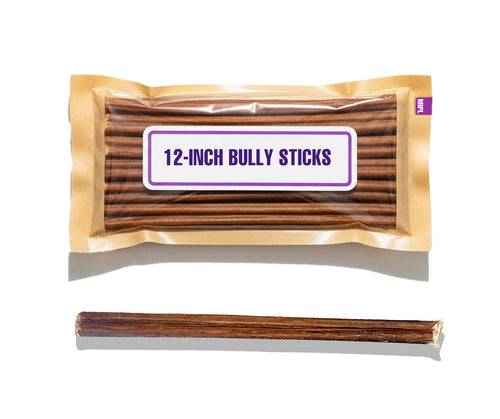 12 inch bully sticks - standard thickness